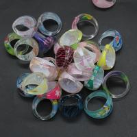 Children Finger Ring, Resin, for children, mixed colors 