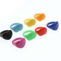 Children Finger Ring, Resin, for children, mixed colors 