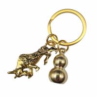 Zinc Alloy Key Clasp, gold color plated 