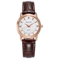 Women Wrist Watch, Zinc Alloy, with PU Leather & Glass, fashion jewelry & for woman & with rhinestone 