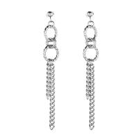 Titanium Steel Drop Earring, Unisex, 12.4mm 