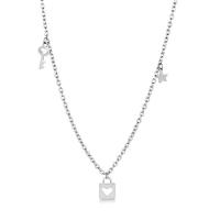 Collier de bijoux de titane, Acier titane, poli, normes différentes pour le choix & pour femme, Vendu par PC