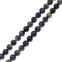 Perles en sodalite, Rond, DIY & normes différentes pour le choix, bleu cm, Vendu par brin