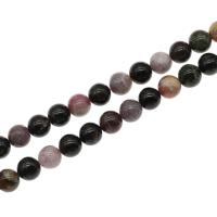 Perles de Tourmaline naturels, Rond, DIY & normes différentes pour le choix, brun cm, Vendu par brin