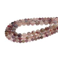 Perles de Tourmaline naturels, Rond, DIY & normes différentes pour le choix, rose cm, Vendu par brin