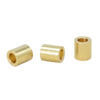 Brass Tube Beads, Column, DIY, original color Approx 2mm 