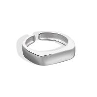 Messing Manschette Fingerring, plattiert, Einstellbar & für Frau, keine, 4.6mm, verkauft von PC