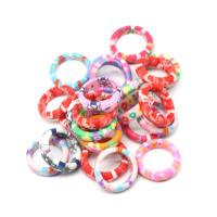 Children Finger Ring, Resin, for children, multi-colored 