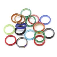 Harz Finger Ring, für Frau, farbenfroh, 200x200x30mm, 100PCs/Tasche, verkauft von Tasche