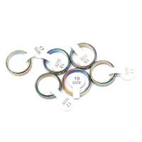 Zinc Alloy Finger Ring, Unisex, mixed colors 