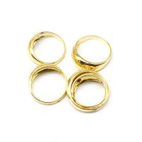 Zinc Alloy Finger Ring, for woman, golden 