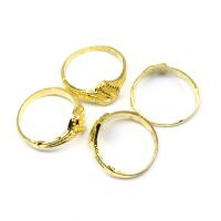 Zinc Alloy Finger Ring, for woman, golden 