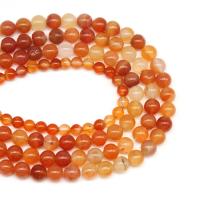 Perles Agates rouges naturelles, agate rouge, Rond, DIY & normes différentes pour le choix, rouge cm, Vendu par brin