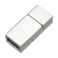 Rectangle Stainless Steel Magnetic Clasp, plated Approx 