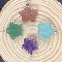 Gemstone Jewelry Pendant, Star, polished 20mm 