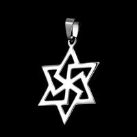 Stainless Steel Star Pendant, original color 