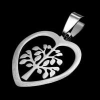 pendentifs de cœur en inox , acier inoxydable, coeur, couleur originale Vendu par PC