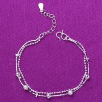 Pulseras de Plata Estelina, Plata de ley 925, chapado en color de plata, Joyería & diferentes estilos para la opción & para mujer, Vendido por UD