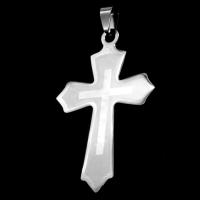 Stainless Steel Cross Pendants, original color 