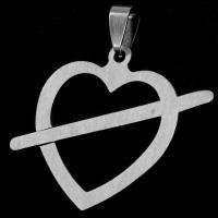 pendentifs de cœur en inox , acier inoxydable, coeur, couleur originale Vendu par PC