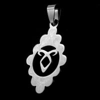 Pendentifs en acier inoxydable, couleur originale Vendu par PC