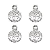 Pendentifs en acier inoxydable, Plat rond, poli Vendu par PC