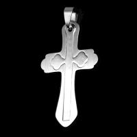 Stainless Steel Cross Pendants, original color 