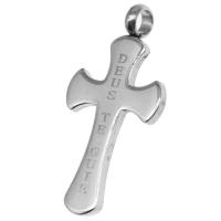 Stainless Steel Cross Pendants, original color 