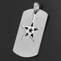 Pendentifs en acier inoxydable, couleur originale Vendu par PC