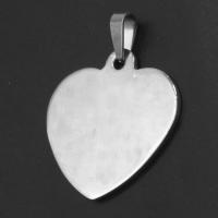 Stainless Steel Heart Pendants, original color 