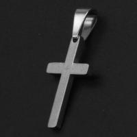 Stainless Steel Cross Pendants, original color 