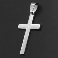 Stainless Steel Cross Pendants, original color 