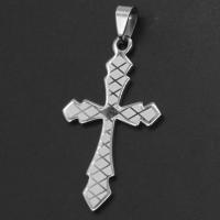 Stainless Steel Cross Pendants, original color 