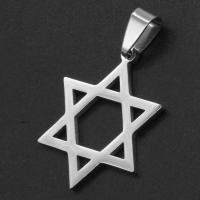 Stainless Steel Star Pendant, original color 