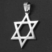 Acier inoxydable Pendentif étoile, couleur originale Vendu par PC