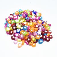 Gemischte Acryl Perlen Schmuck, DIY & Emaille, gemischte Farben, 10mmuff0c11mm, 500/G, verkauft von G