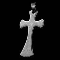 Stainless Steel Cross Pendants, original color 