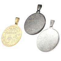 Stainless Steel Pendants, Round 