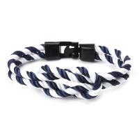 Cordón de lana pulsera, aleación de zinc, con cordón de nylon, unisexo, más colores para la opción, longitud:aproximado 8.27 Inch, Vendido por UD