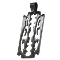 Pendentifs en acier inoxydable, noire Vendu par PC