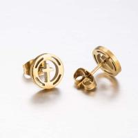 Stainless Steel Stud Earring, plated, fashion jewelry & for woman 