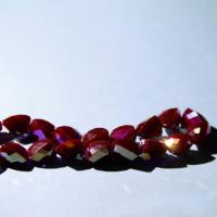 Glass Beads, Triangle, plated, DIY & faceted 6mm cm 