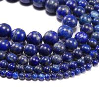 Natural Lapis Lazuli Beads, Round, polished, DIY blue .96 Inch 