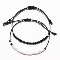 Mode Wachsschnur Armbänder, Seedbead, mit Wachsschnur, unisex & verschiedene Stile für Wahl, Länge:ca. 6.3-10.2 ZollInch, verkauft von setzen