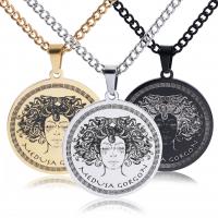 Edelstahl Schmuck Halskette, plattiert, Modeschmuck & unisex, keine, Länge:23.62 ZollInch, verkauft von PC