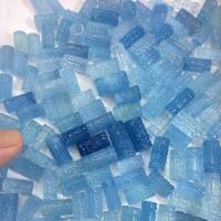 Aquamarine Beads, Column, polished, Natural & DIY & carved, blue, 10-17mm 