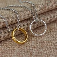 Zinc Alloy Jewelry Pendants, ring shape, plated, Unisex 