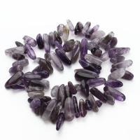 Natürliche Amethyst Perlen, Unregelmäßige, DIY, violett, 8-25mm, Länge:40 cm, verkauft von Strang