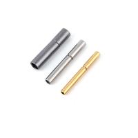 Stainless Steel Bayonet Clasp, plated, machine polishing 