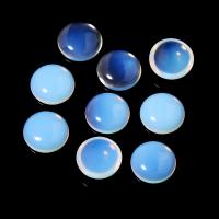 Meer-Opal-Cabochon, Opal, rund, DIY, weiß, 10PCs/Tasche, verkauft von Tasche